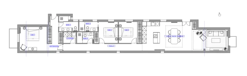Plano de la vivienda — Piso en Castelló