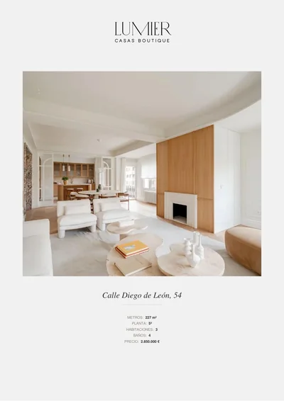 Dossier de la vivienda — Piso con ventana en esquina